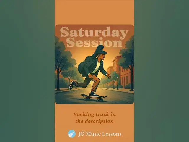 'Video thumbnail for Saturday Session - Backing Track 🎸'
