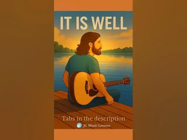 'Video thumbnail for It is Well (aka When Peace like a River) chords and guitar tabs 🎸'