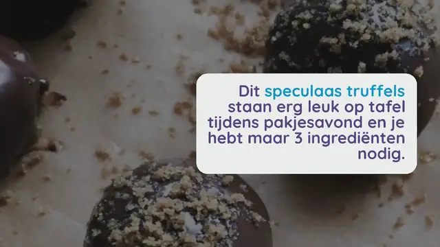 Video thumbnail for  speculaas truffels