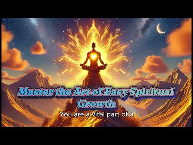 'Video thumbnail for Master the Art of Easy Spiritual Growth!'