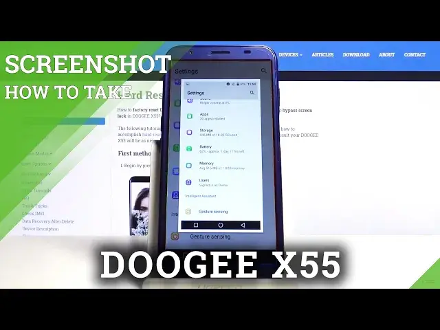 Video thumbnail for How to Catch Screen in DOOGEE X55 – Screenshot