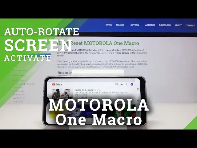 'Video thumbnail for How to Activate Auto Rotate Screen in MOTOROLA One Macro – Automatic Screen Reorient'