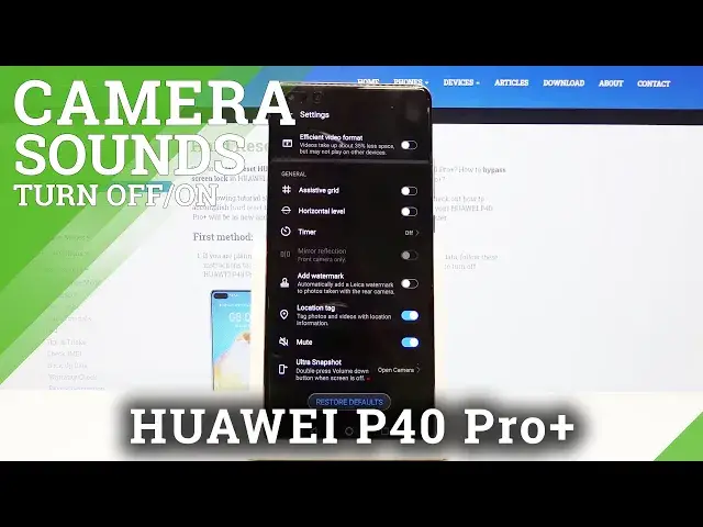 Video thumbnail for How to Turn Off Camera Sounds in HUAWEI P40 Pro+ - Manage Sounds in Camera