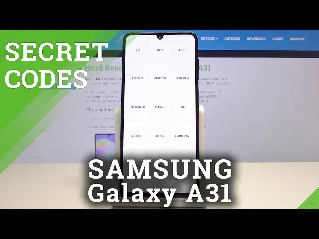 Video thumbnail for Secret Codes for SAMSUNG Galaxy A31 - Hidden Features / Hardware Test