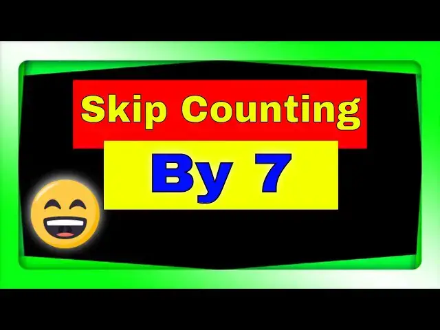'Video thumbnail for Skip Counting by Seven (7) | Pre K | Elementary School | Kids | Counting Lesson by 7 - Youtubersity'