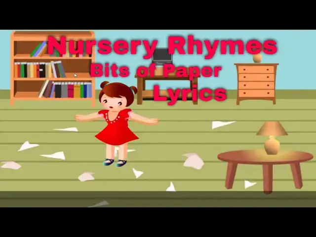 'Video thumbnail for Bits of Paper | Sing Along | Lyrics |Nursery Rhymes | Kids |Child Pre K |Children Song| Youtubersity'