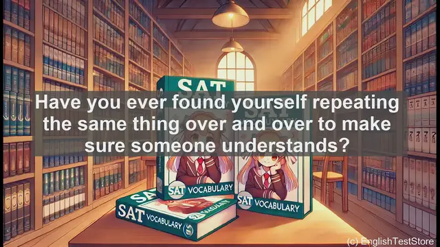 Video thumbnail for 5000 Must Know SAT Vocabulary - Reiterate: Mastering SAT Vocabulary
