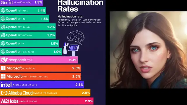 Video thumbnail for Ai Models With The Lowest Hallucination Rates (2025)