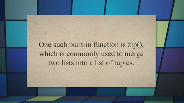 Video thumbnail for How To Zip Two Dictionaries In Python
