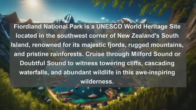 Video thumbnail for Discovering New Zealand's Natural Wonders: Top 10 Must-See Landscapes