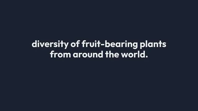 Video thumbnail for Exotic Fruit Trees In Botanical Gardens