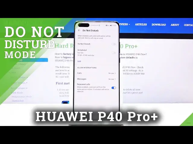 Video thumbnail for How to Activate DND Mode in HUAWEI P40 Pro+ - Turn On DND Mode