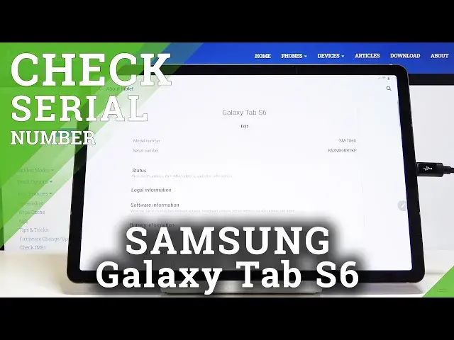 'Video thumbnail for How to Check Serial Number in SAMSUNG Galaxy Tab S6 – Find Specification'