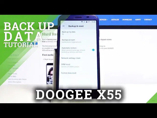 Video thumbnail for How to Enable Google Backup in DOOGEE X55 – Backup Data