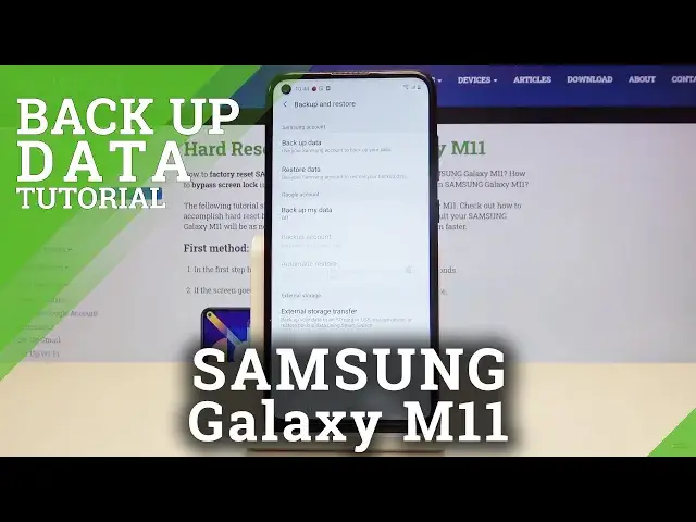 'Video thumbnail for How to Allow Google Backup in Samsung Galaxy M11 – Backup Data'