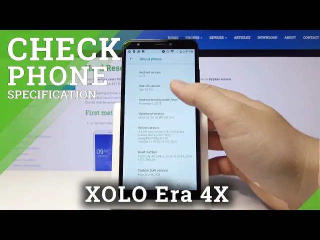 'Video thumbnail for How to Check Phone Specification in XOLO Era 4X – Find Phone Specifications'