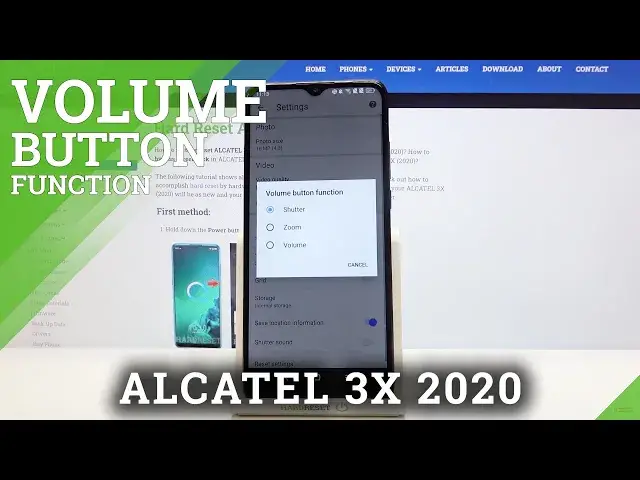 Video thumbnail for How to Set Up Volume Button Function in Alcatel 3X 2020 - Change Function of Side Buttons in Camera