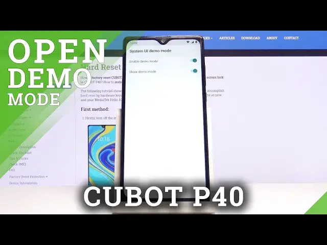 'Video thumbnail for How to Access Demo Mode in CUBOT P40 – Enter Demo Mode'