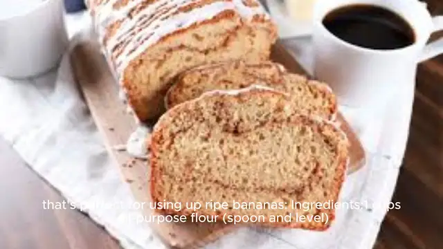 Video thumbnail for Quick bread recipe