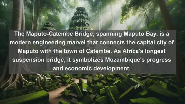 Video thumbnail for Exploring Mozambique's Architectural Treasures: Top 10 Famous Bridges Unveiled!
