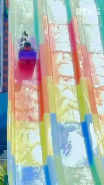 Video thumbnail for MULTI RACER 😯 Water Slide at Delhi Water Park #shorts #waterpark