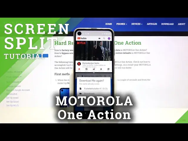 'Video thumbnail for How to Split Screen on MOTOROLA One Action – Double Screen'