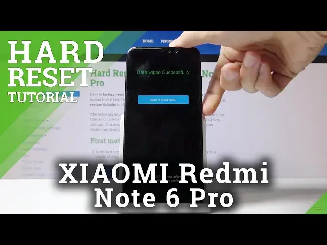 Video thumbnail for How to Hard Reset XIAOMI Redmi Note 6 Pro – Factory Reset