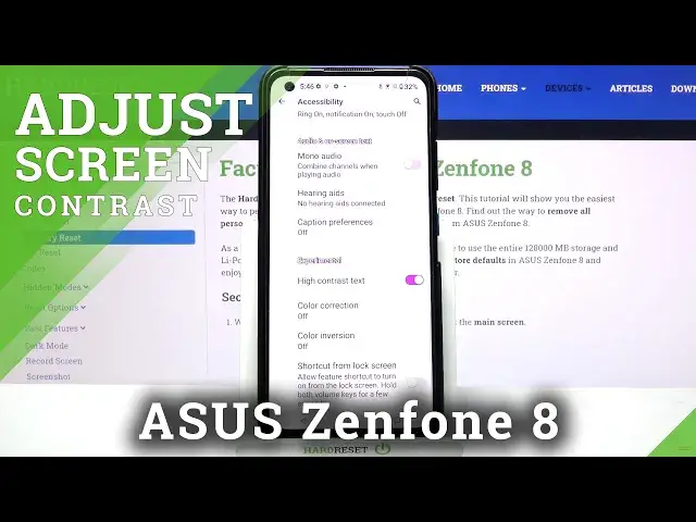 Video thumbnail for How to Activate High Contrast Text in ASUS Zenfone 8 – Change Text Contrast