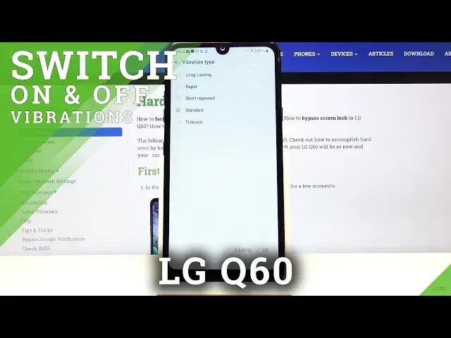 'Video thumbnail for How to Change Vibration Type in LG Q60 - Customize Vibration Settings'