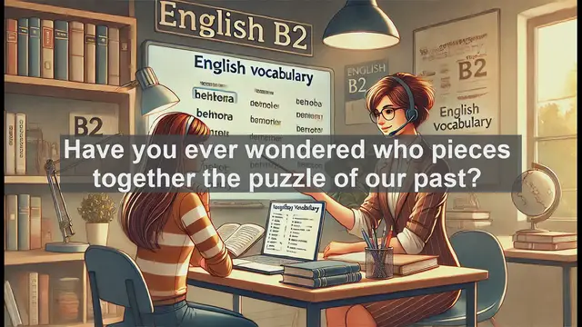 Video thumbnail for 1500 Must Know CEFR B2 Vocabulary - What Is a Historian? Exploring the Keepers of Our Past