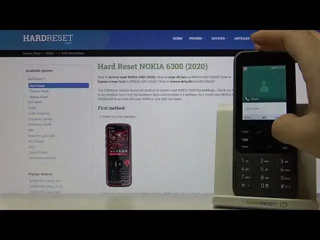 Video thumbnail for NOKIA 6300 4G Incoming Calls - Answer Call