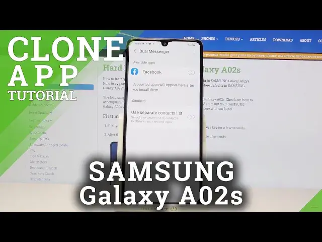 Video thumbnail for Samsung Galaxy A02s - How to Use Dual Messenger Apps?