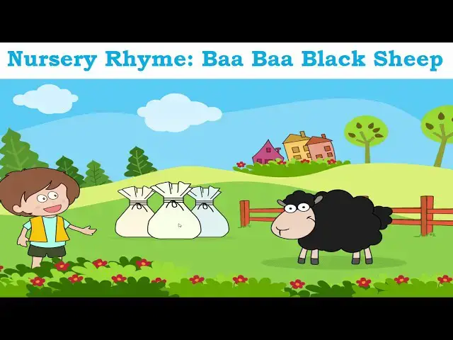 'Video thumbnail for Nursery Rhyme | Baa Baa Black Sheep with Lyrics'
