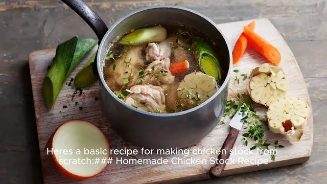 Video thumbnail for chicken stock recipe