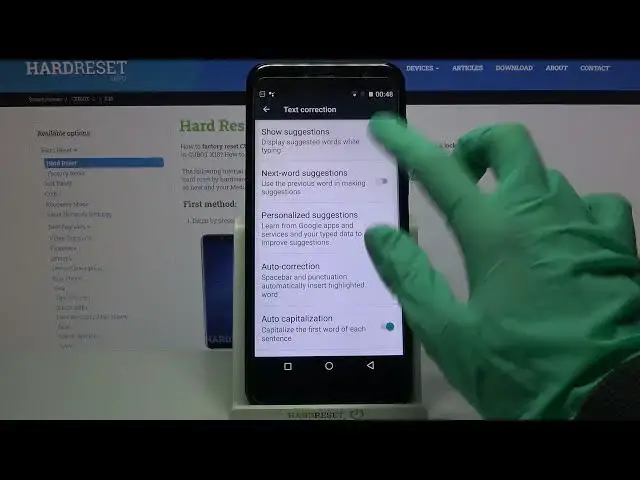 Video thumbnail for How to Enter Text Correction Options on CUBOT X18 – Use Correction Settings