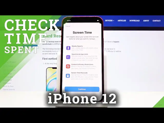 Video thumbnail for How to Check Total Screen Time in iPhone 12 – Display Settings