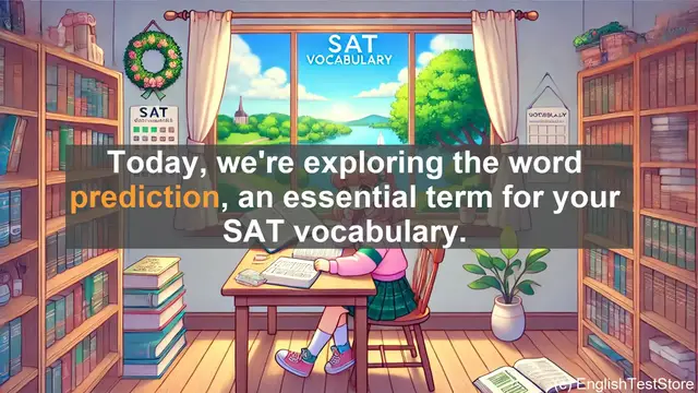 Video thumbnail for 5000 Must Know SAT Vocabulary - Understanding 'Prediction': A Key SAT Vocabulary Word