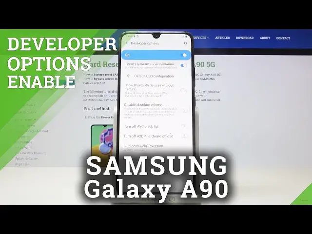 Video thumbnail for How to Enable Developer Mode in SAMSUNG Galaxy A90 5G – Developer Settings