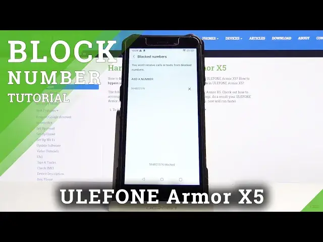 Video thumbnail for How to Block Number in ULEFONE Armor X5 – Create Blacklist