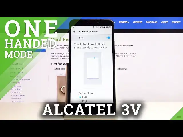 'Video thumbnail for How to Use One Handed Mode in ALCATEL 3V - Enable One Handed Mode'