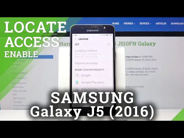 'Video thumbnail for How to Turn Off Location in SAMSUNG Galaxy J5 2016 – Manage Location Options'