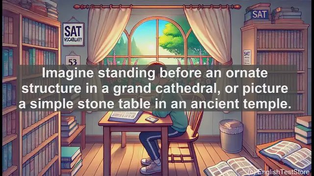 Video thumbnail for 5000 Must Know SAT Vocabulary - SAT Vocabulary: Understanding the Word 'Altar'