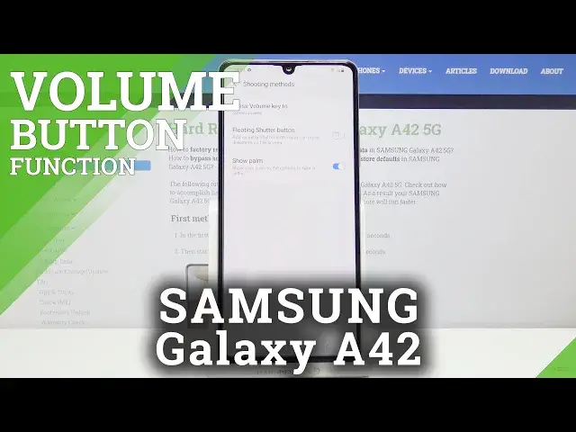 Video thumbnail for How to Set Up Volume Buttons Function Samsung Galaxy A42 – Use Volume Buttons with Camera