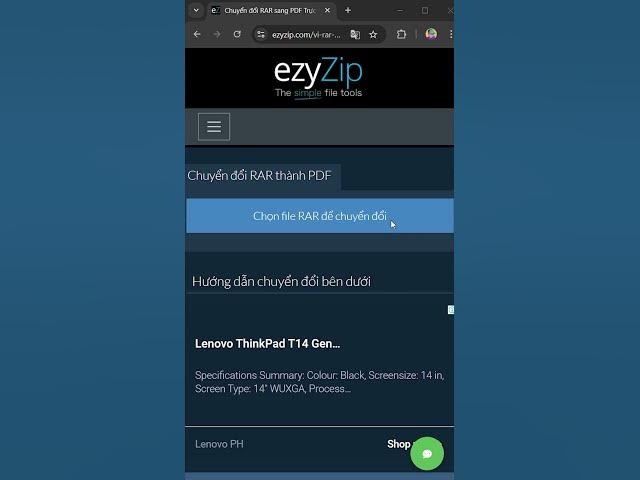 Video thumbnail for 📦 Chuyển Đổi RAR Sang PDF Trên Trình Duyệt Của Bạn | Không Cần Cài Đặt Phần Mềm
