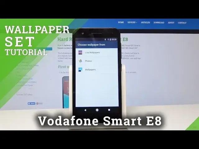 Video thumbnail for How to Change Wallpaper in Vodafone Smart E8 - Personalize Home / Lock Screen