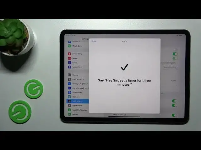 Video thumbnail for How to Turn On the Hey Siri Voice Match on the iPad Pro 4th Gen (2022)