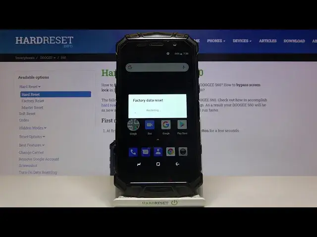 Video thumbnail for How to Hard Reset DOOGEE S60 – Factory Reset Through General Settings