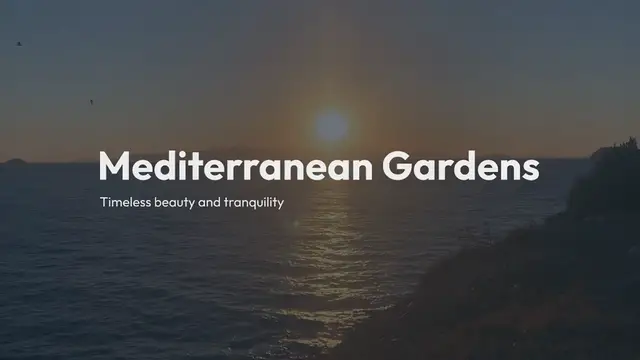 Video thumbnail for Mediterranean Gardens