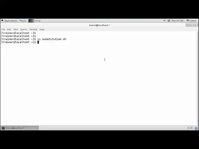 Video thumbnail for Linux - Introduction Shell Substitution