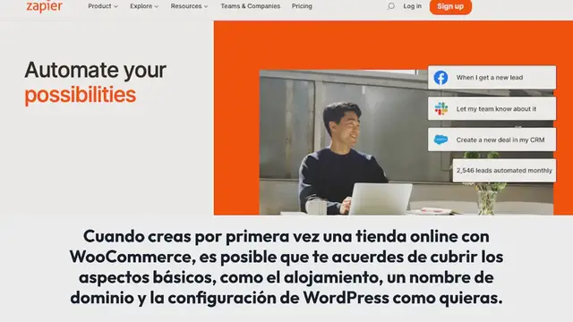 Video thumbnail for ¿Cómo integrar WooCommerce con Zapier?
